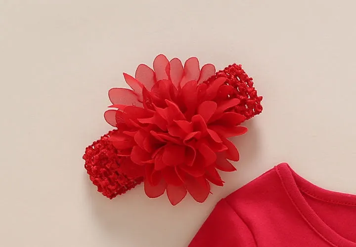 2019 Baby Girls Lace Red Classic Dress Set (0-2years) FLASH SALE [Over 50% OFF   Free Shipping]