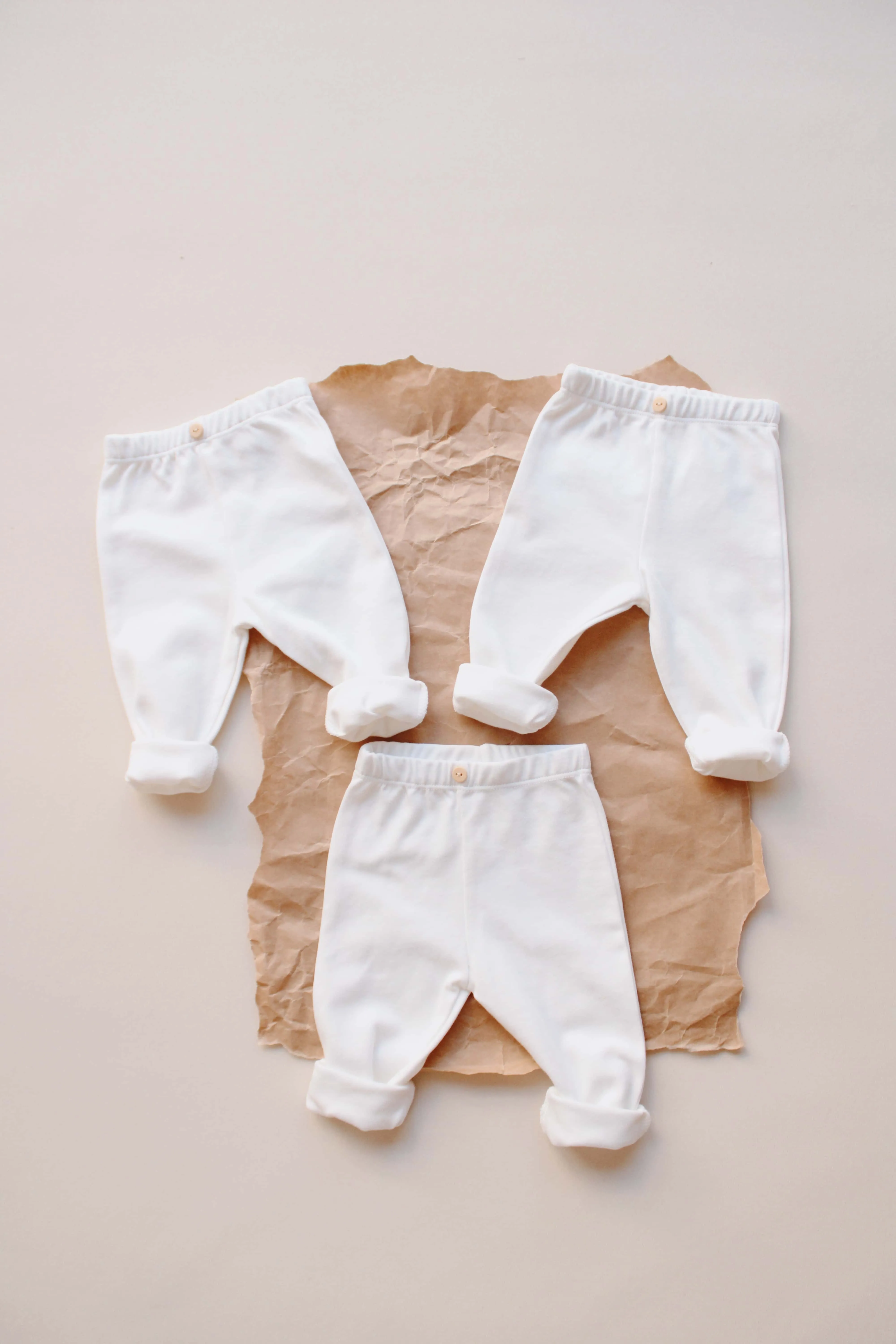 3 Piece White Pants Set