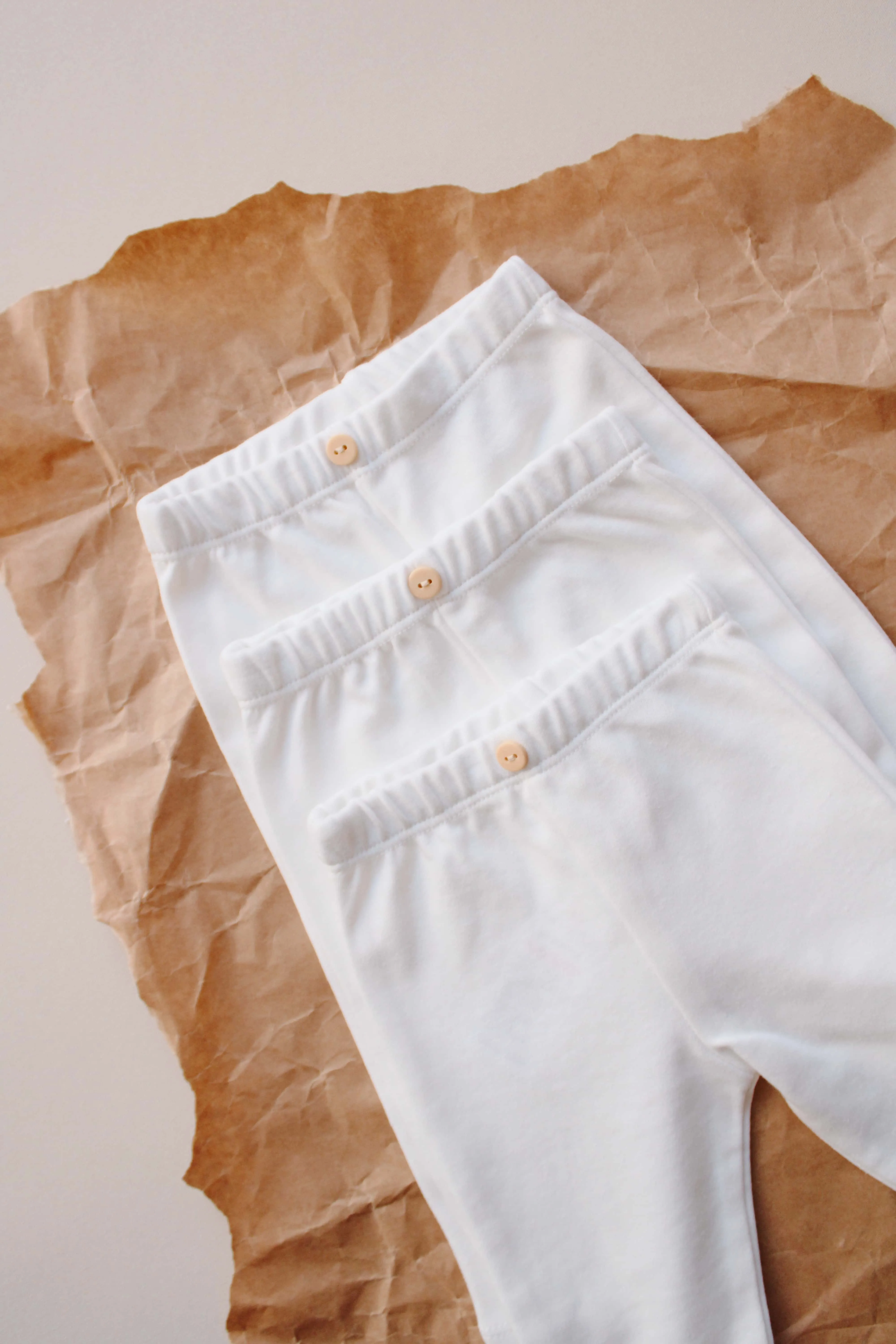 3 Piece White Pants Set