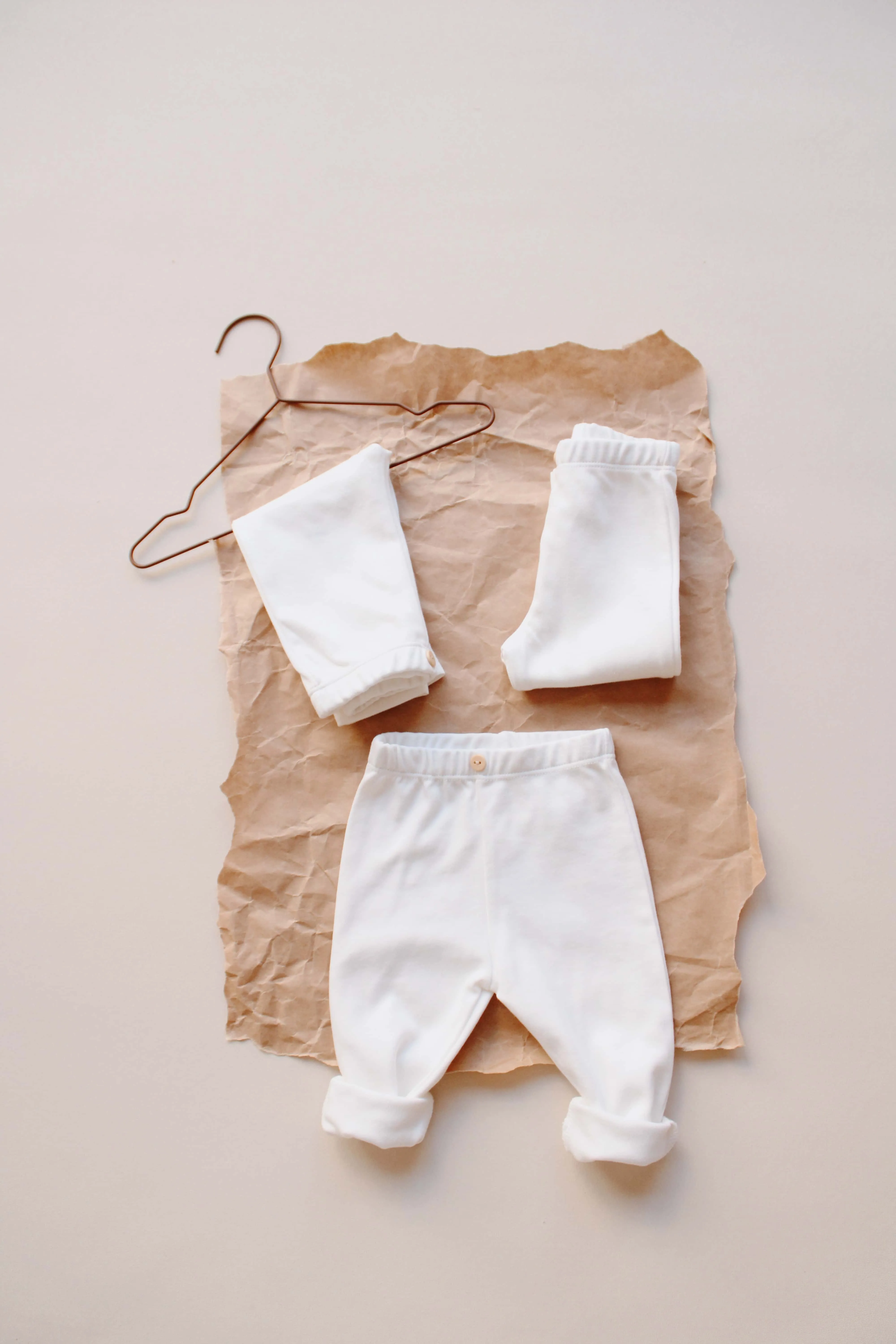 3 Piece White Pants Set