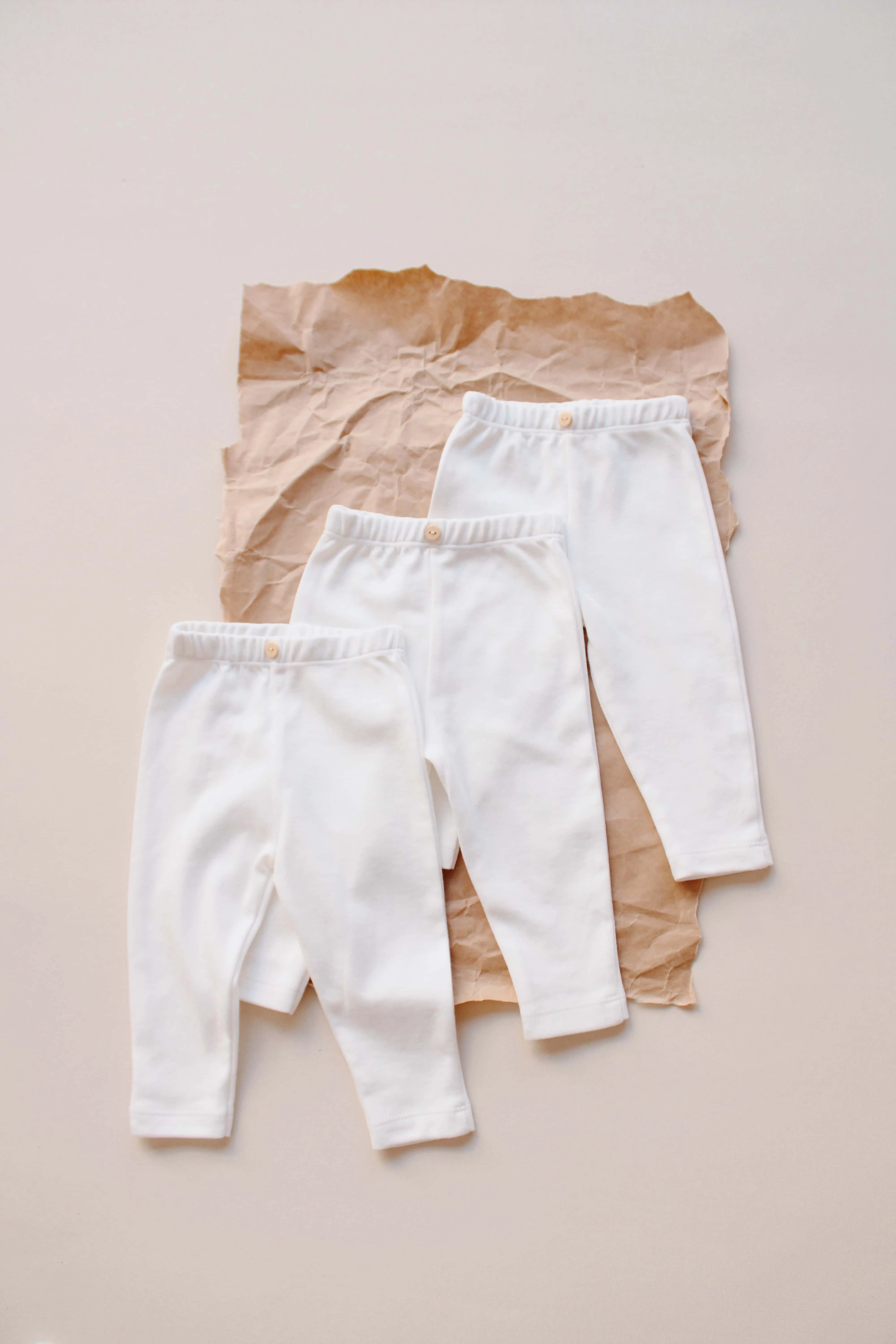 3 Piece White Pants Set