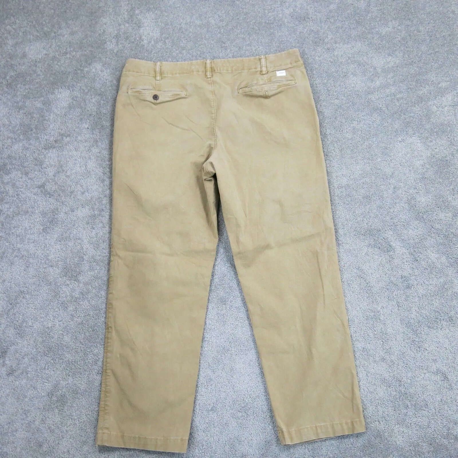 American Eagle Mens Chino Pants Straight Leg High Rise Camel Brown Size W38XL30
