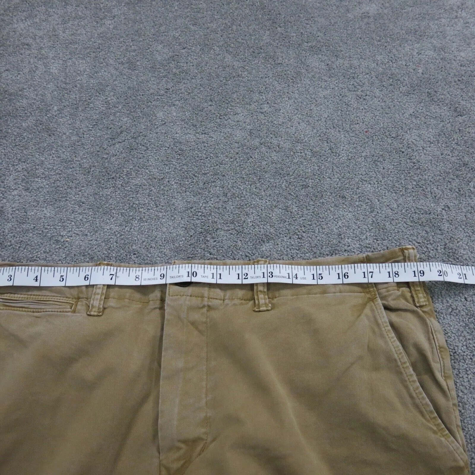 American Eagle Mens Chino Pants Straight Leg High Rise Camel Brown Size W38XL30