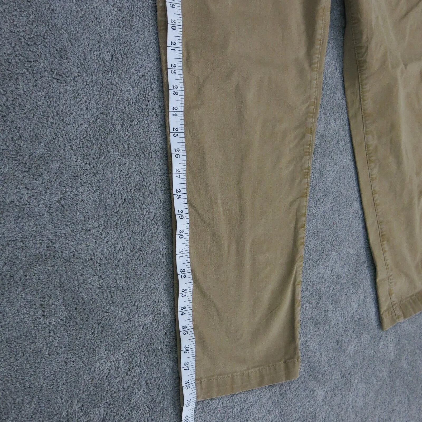 American Eagle Mens Chino Pants Straight Leg High Rise Camel Brown Size W38XL30