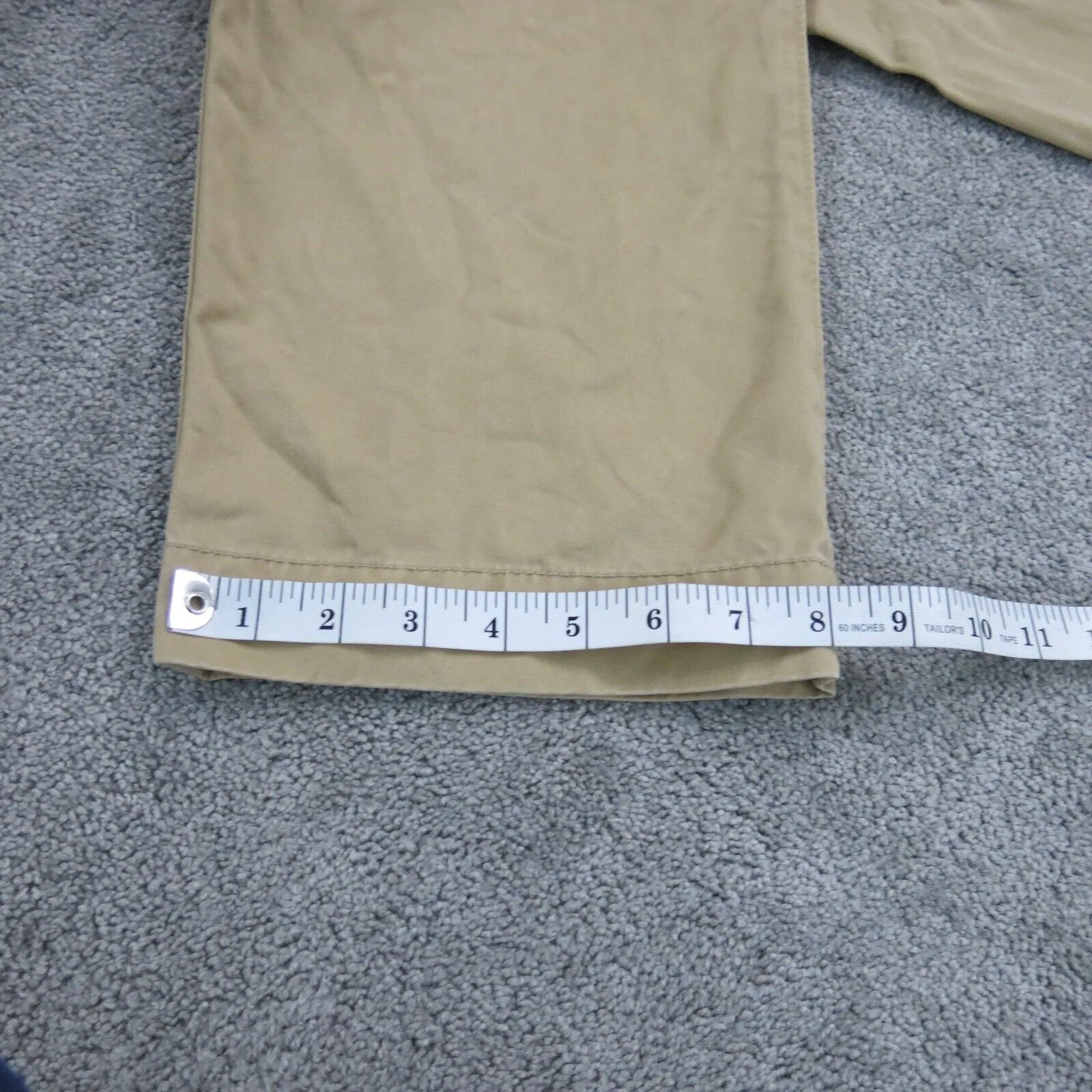 American Eagle Mens Chino Pants Straight Leg Stretch Mid Rise Tan Size W32XL34
