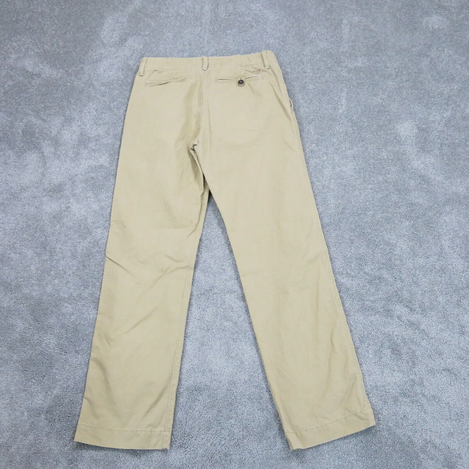 American Eagle Mens Chino Pants Straight Leg Stretch Mid Rise Tan Size W32XL34