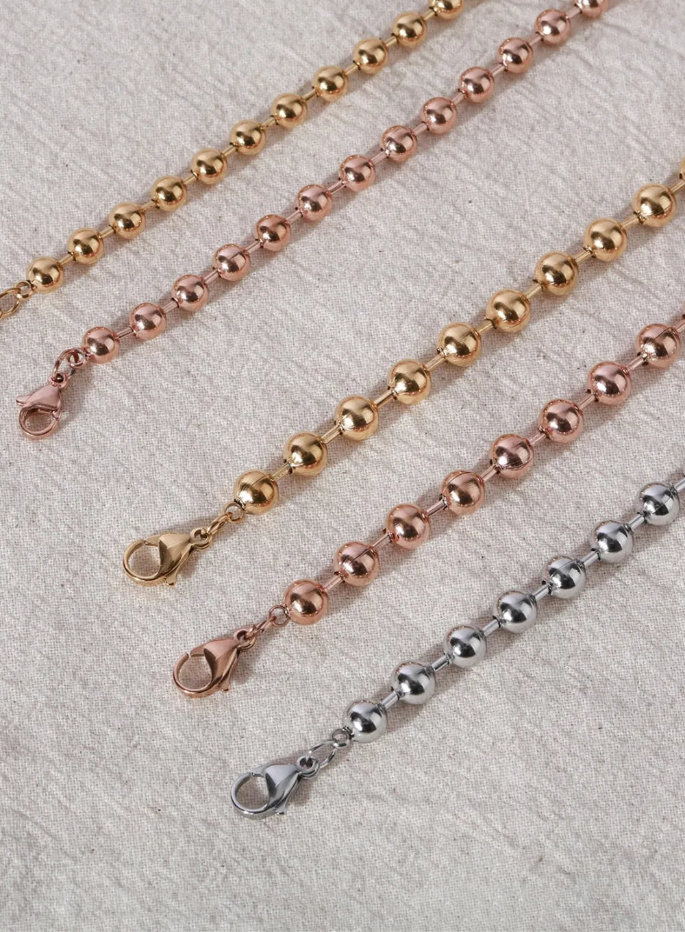 Bold Ball Chain Necklace IL403