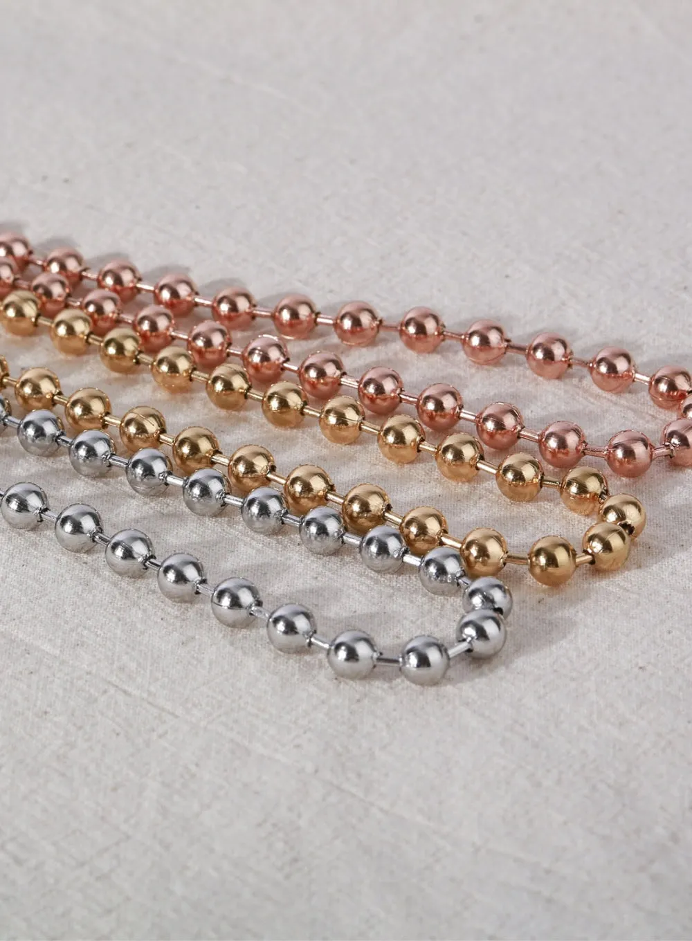 Bold Ball Chain Necklace IL403