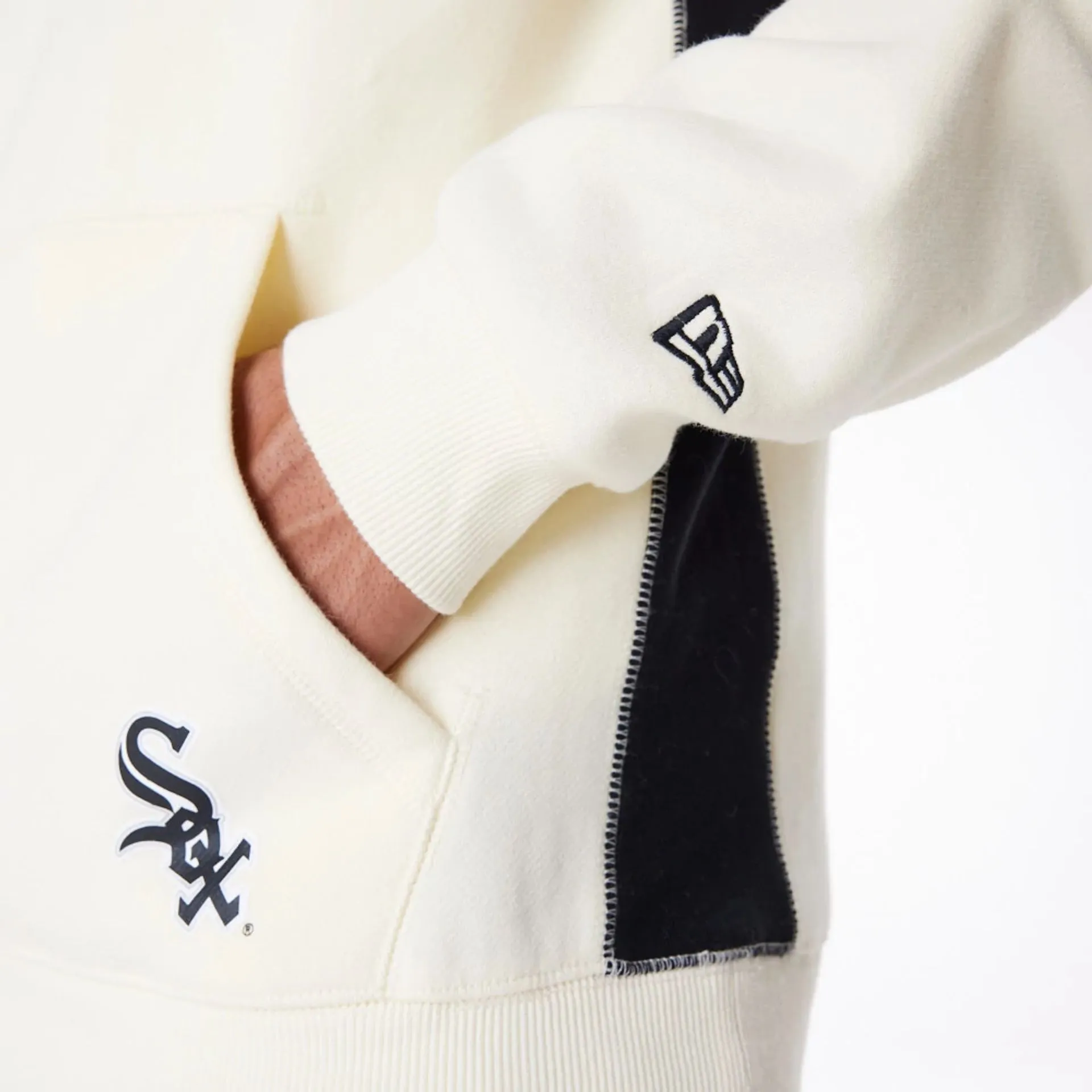 Chicago White Sox MLB Chrome White Pullover Hoodie