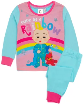 Cocomelon Girls Long Sleeve Pyjama Set