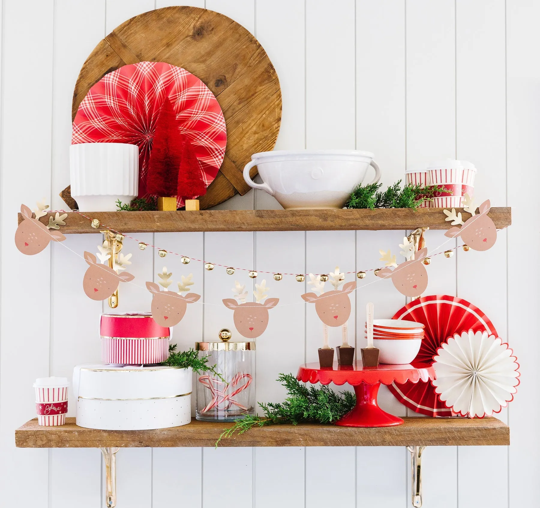 Dear Rudolph Banner/Bells Banner Set