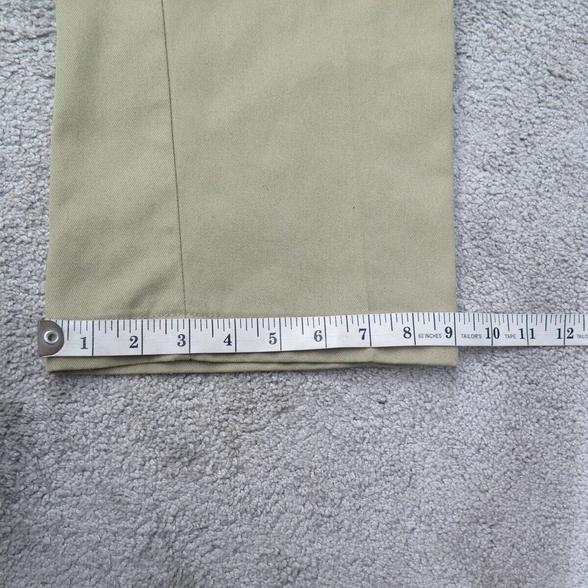 Dickies Pant Mens Khaki W36 Chino Straight Leg Mid Rise Outdoor Workwear Logo