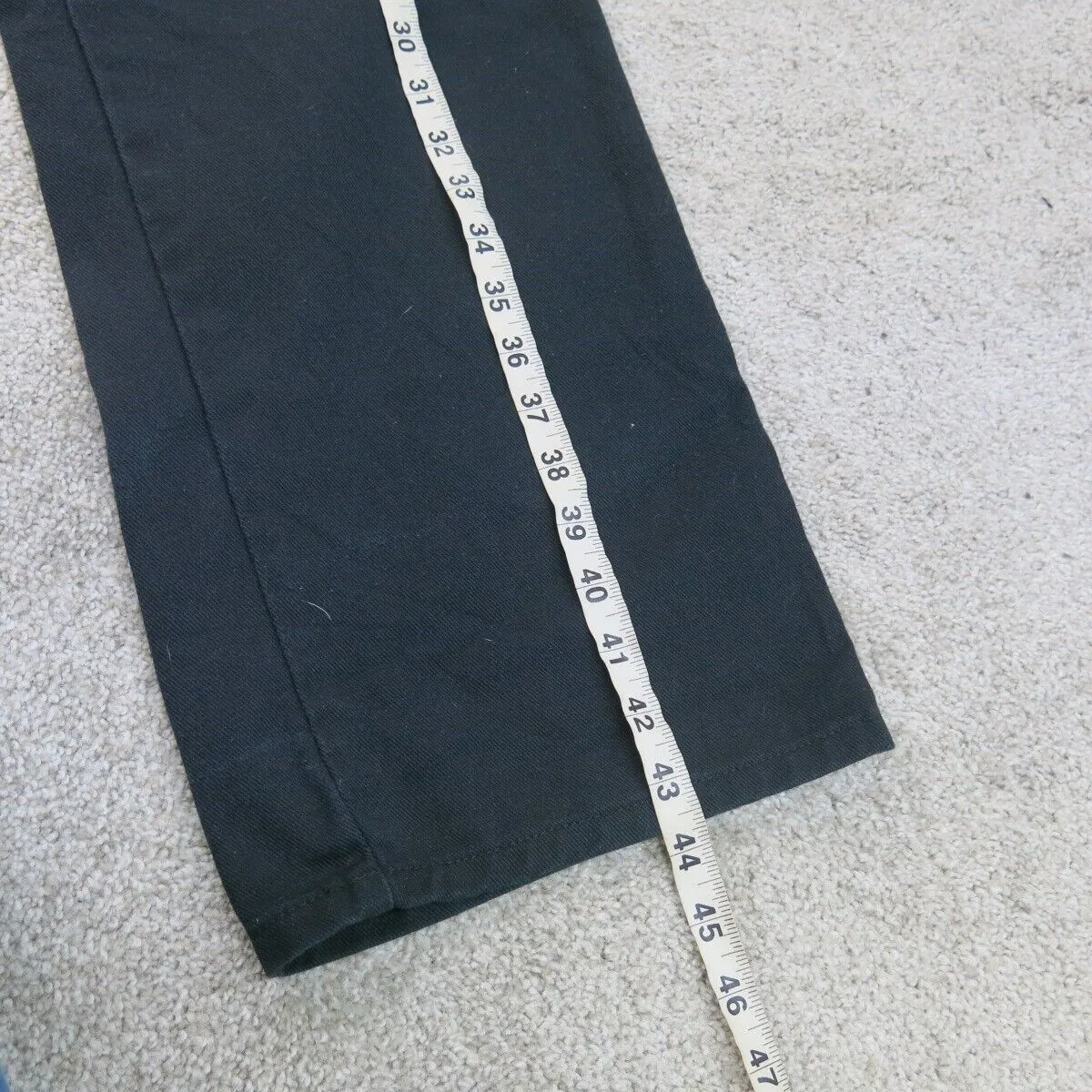 Dickies Pants Mens W38XL32 Black Chino Straight Leg Workwear Casual Outdoors
