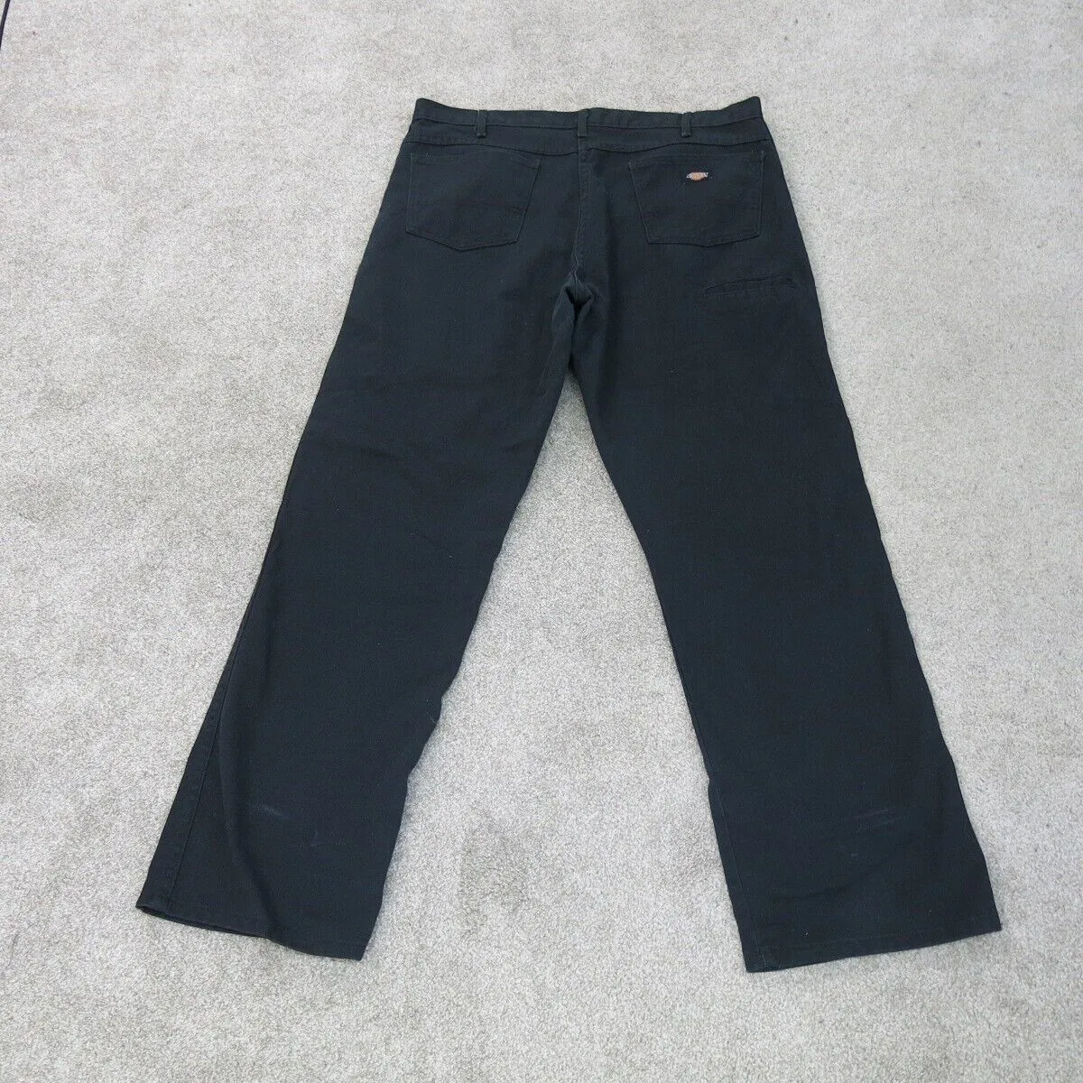 Dickies Pants Mens W38XL32 Black Chino Straight Leg Workwear Casual Outdoors