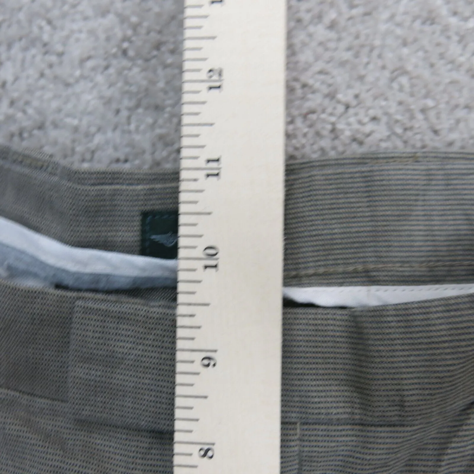 Dockers Mens Dress Pant Straight Leg Mid Rise Gray Size W34XL30