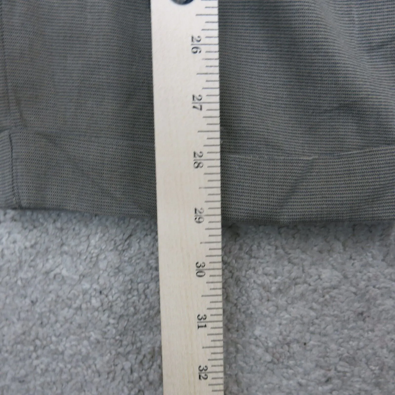 Dockers Mens Dress Pant Straight Leg Mid Rise Gray Size W34XL30