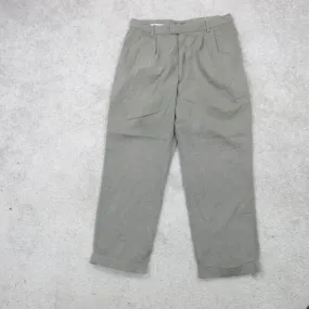 Dockers Mens Dress Pant Straight Leg Mid Rise Gray Size W34XL30