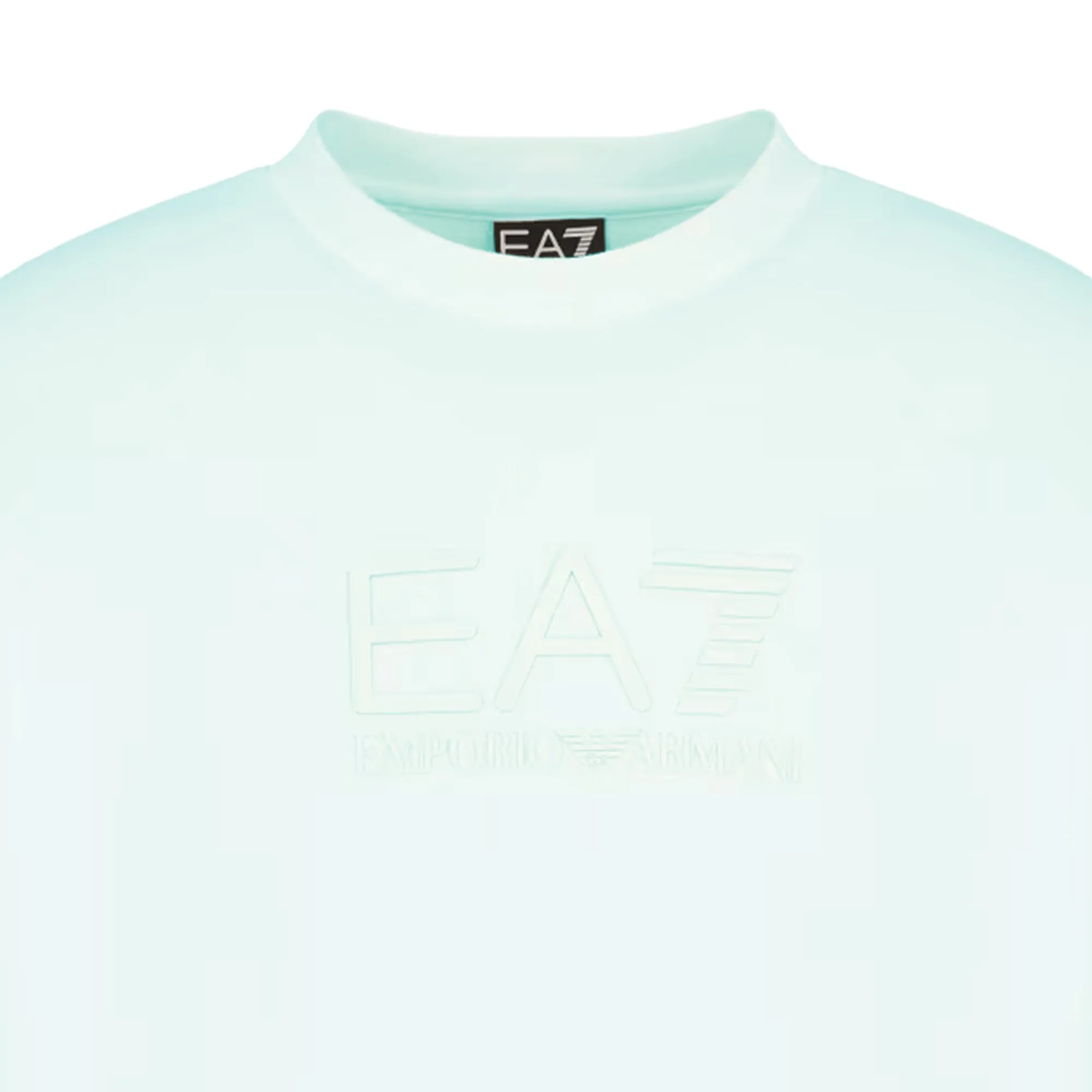 EA7 Emporio Armani Visibility 7 Lines Sweatshirt Pale Blue Mint