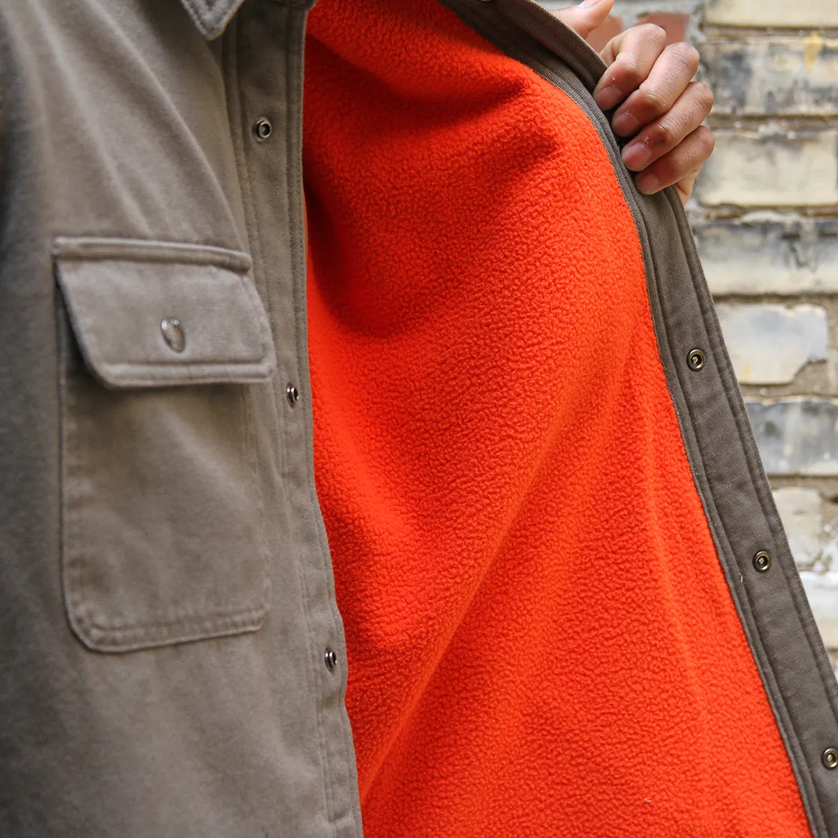 Fleece Lined Jac-Shirt