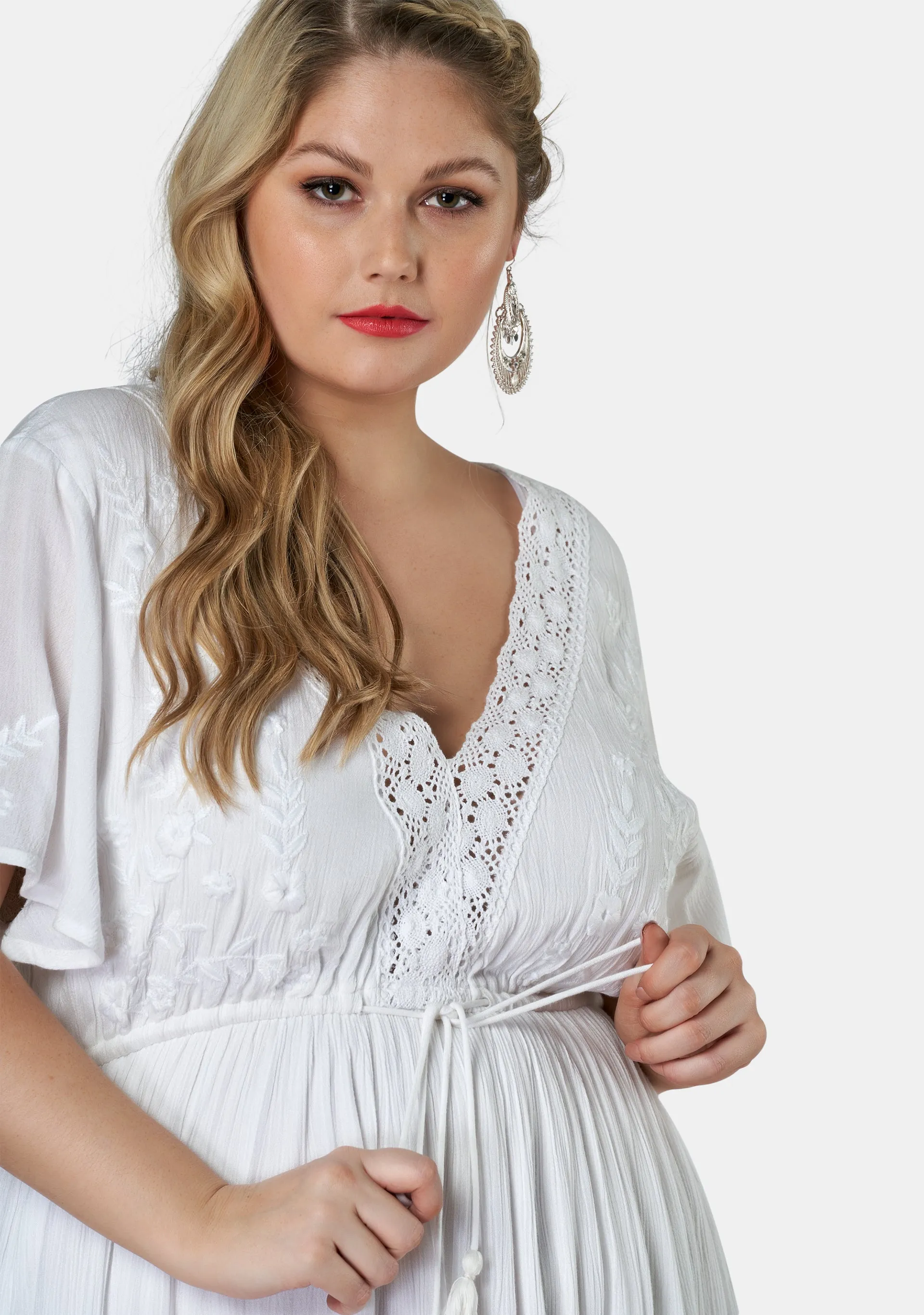 Floating Clouds Maxi Dress