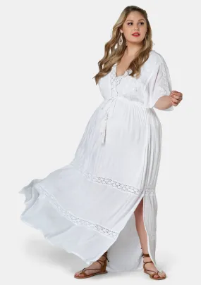 Floating Clouds Maxi Dress