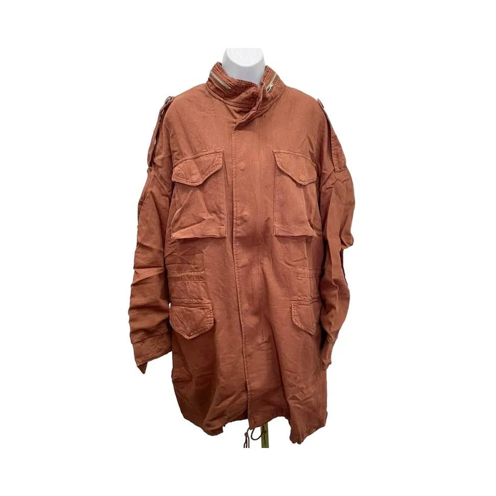Free People x Sandrine Rose Utility Jacket Coat Size M Carrob New