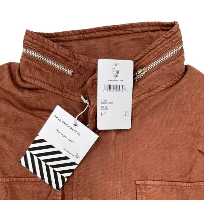 Free People x Sandrine Rose Utility Jacket Coat Size M Carrob New
