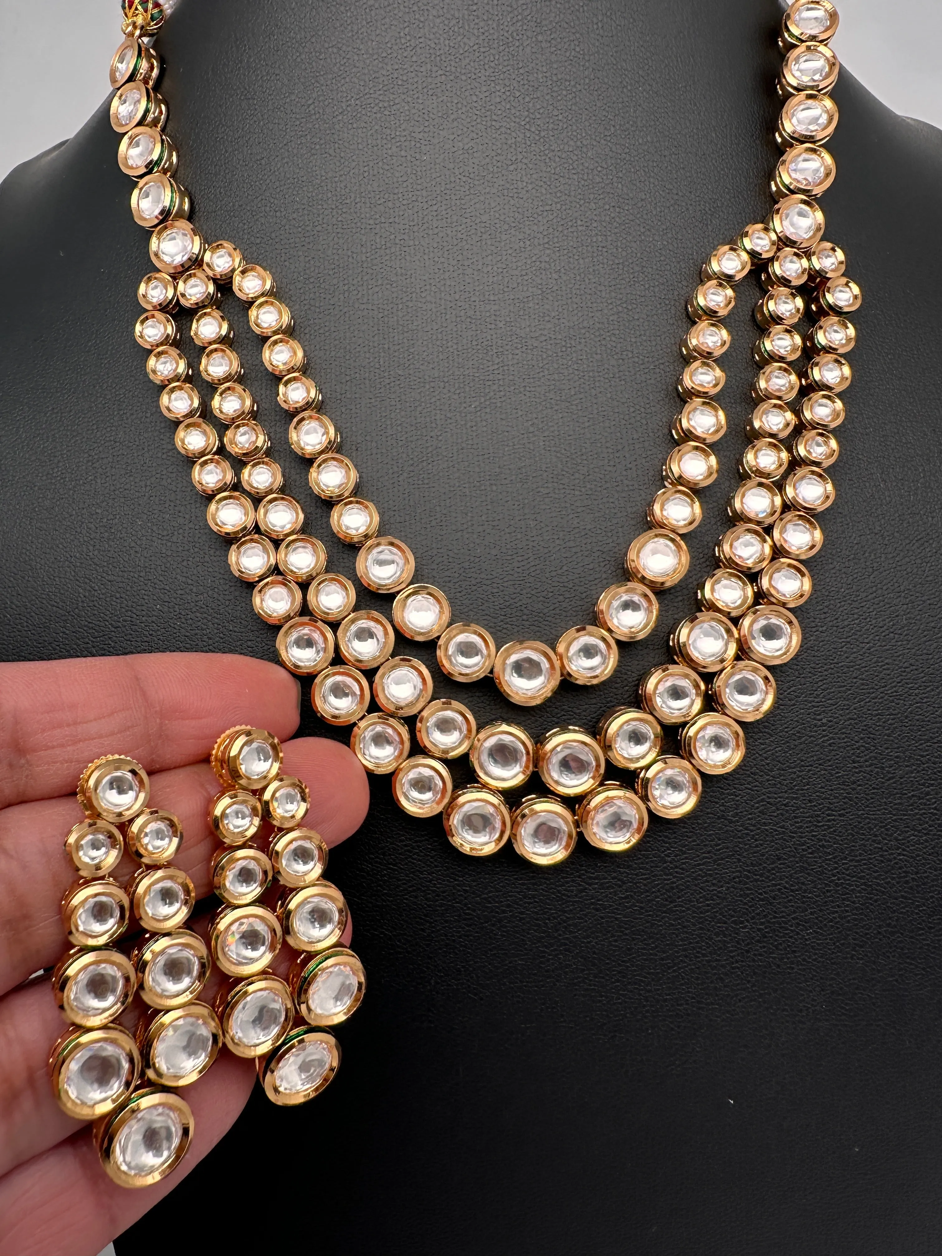Kundan Multi Layer Elegant Necklace