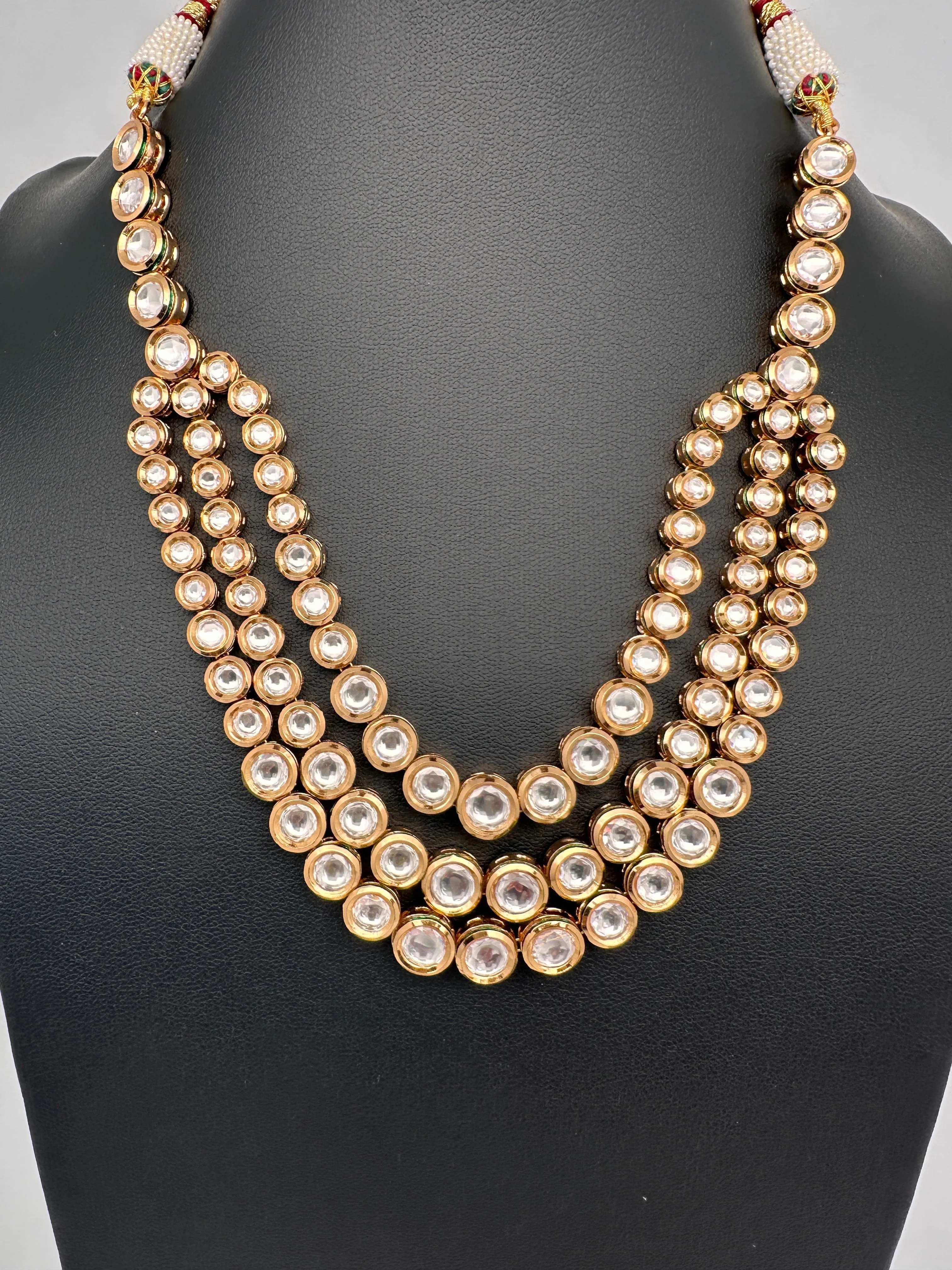 Kundan Multi Layer Elegant Necklace