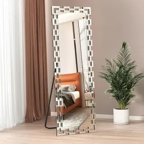 Large Rectangular Greek Style Full Length Mirror