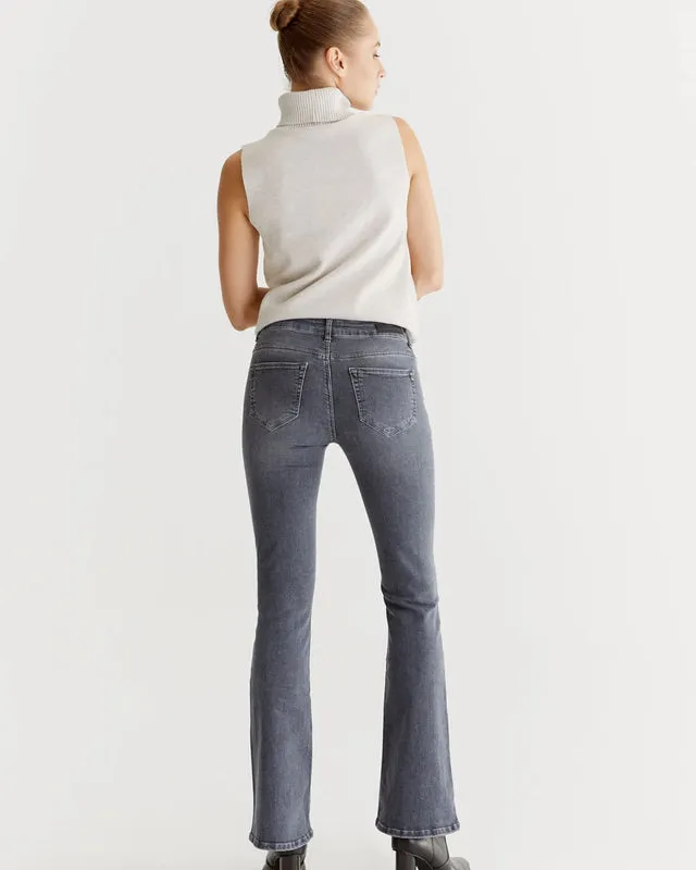Laura - Pant - Smoked Grey L30