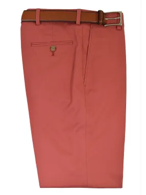 Michael Kors 19458 97% Cotton / 3% Spandex Boy's Pant - Cotton Poplin - Red, Plain Front
