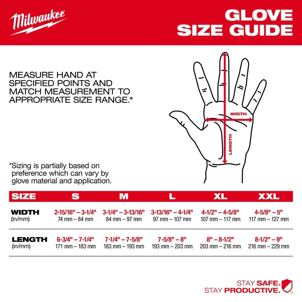 Milwaukee  48-22-8930 Cut 3 Dipped Gloves - S
