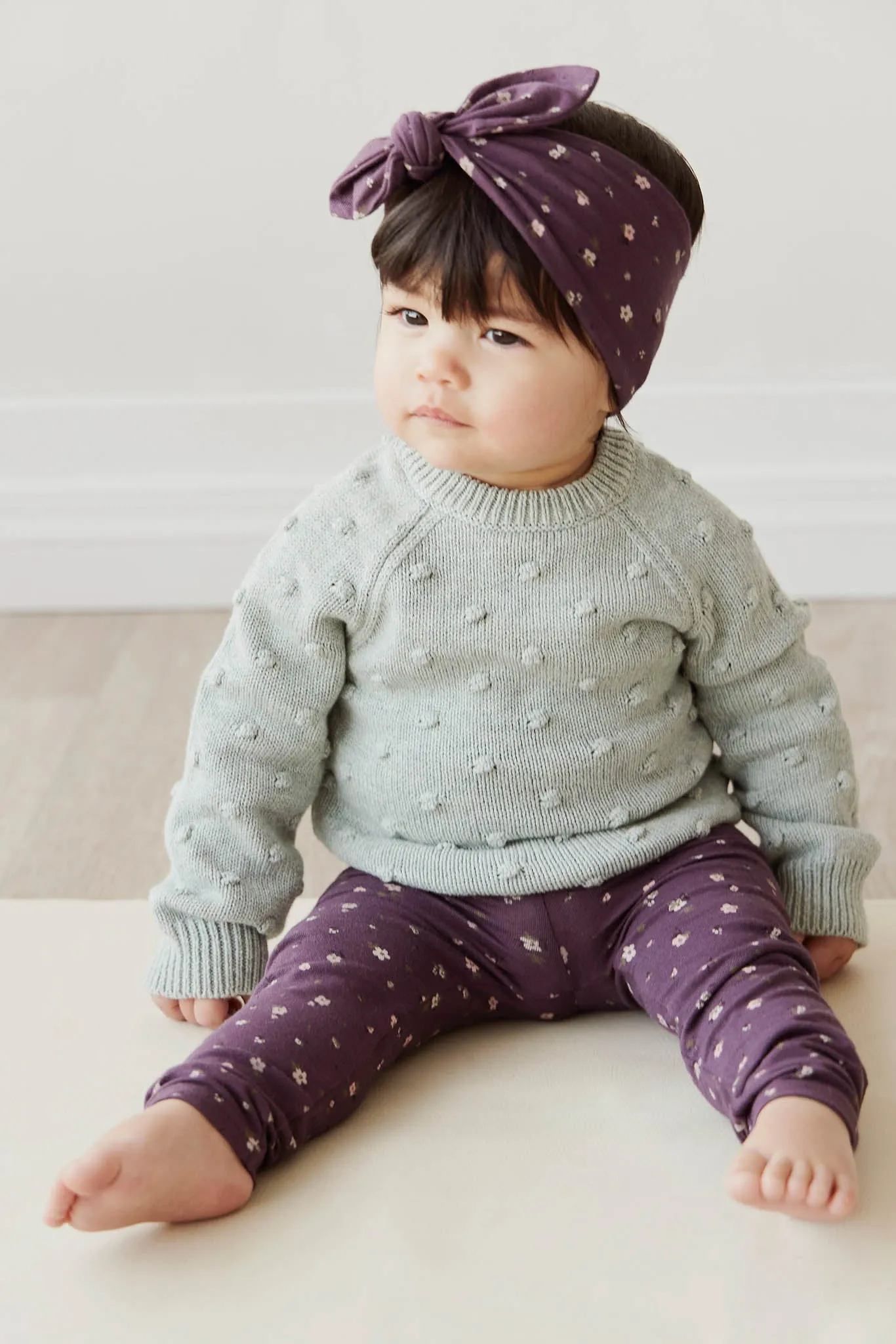 Organic Cotton Legging - Goldie Huckleberry Sparse