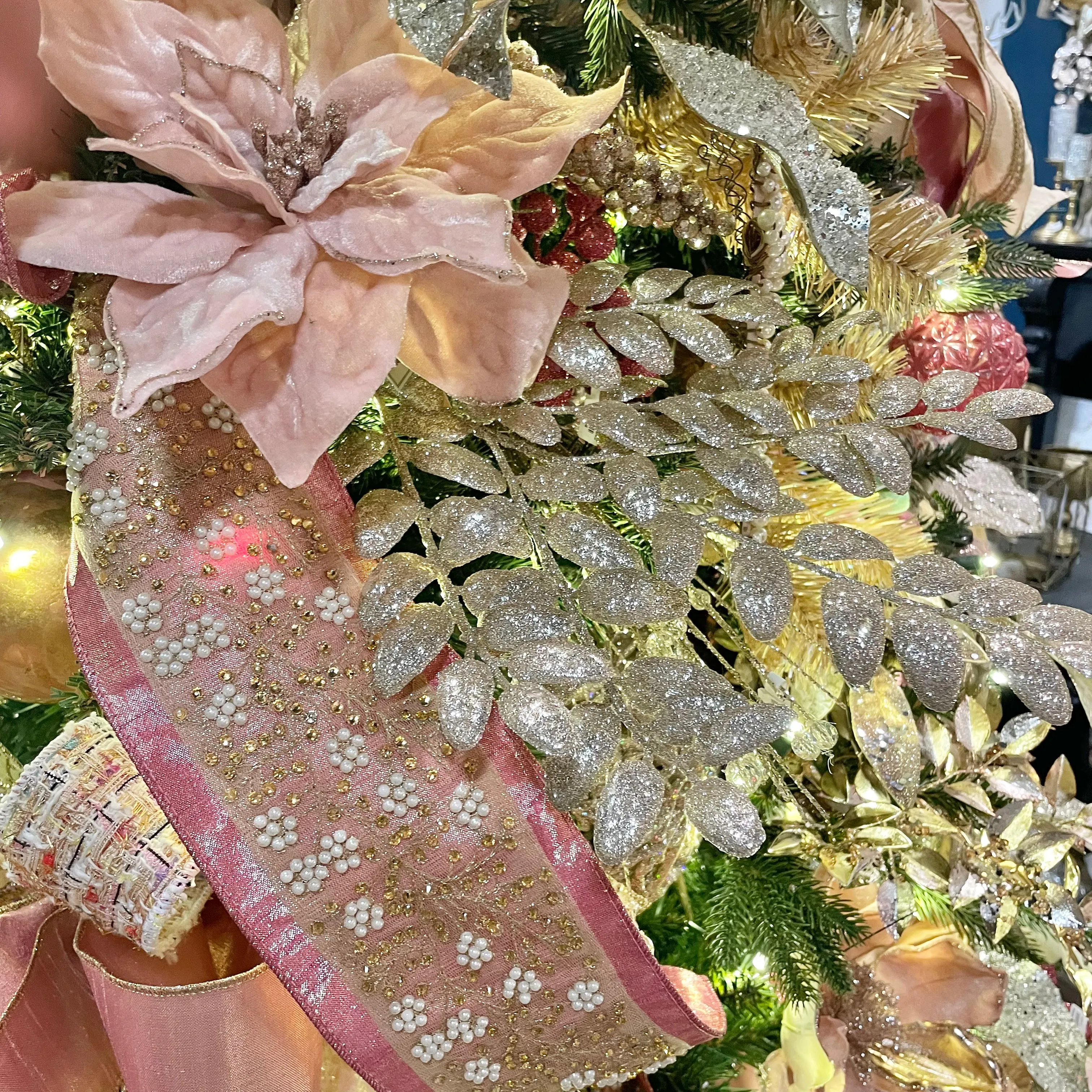 Rose Gold Honey Locust Glitter Spray