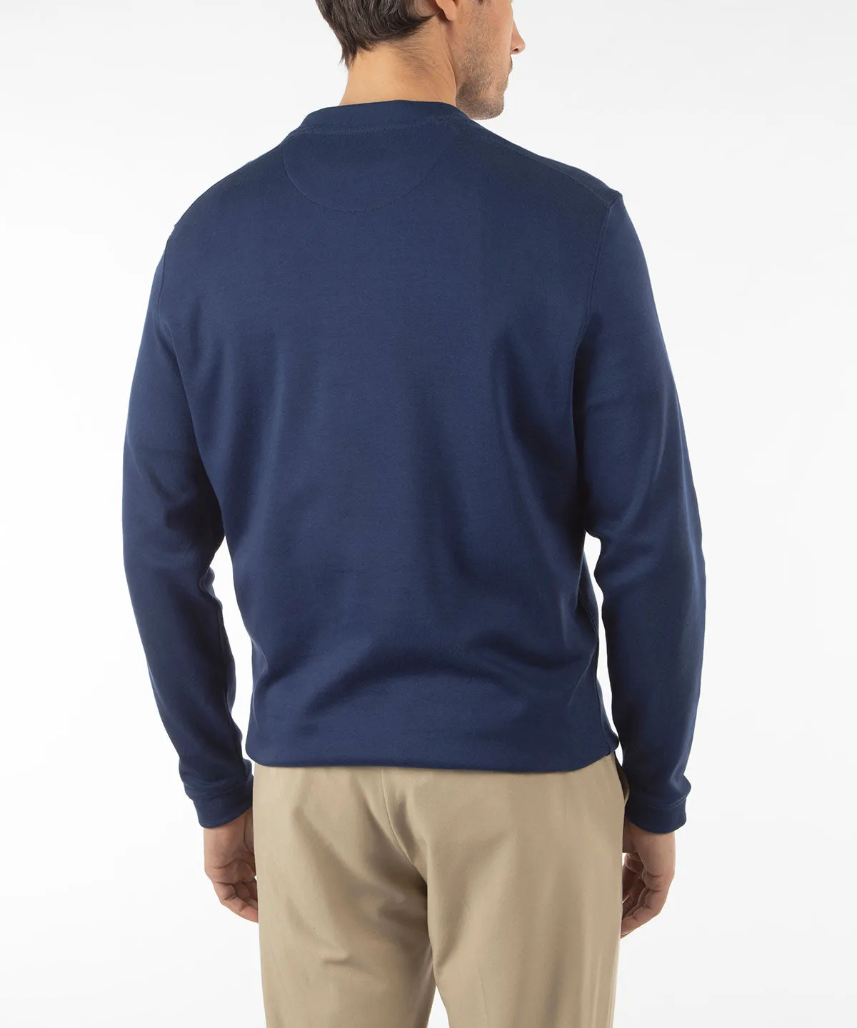 Signature Leaderboard Pima Cotton V-Neck Pullover