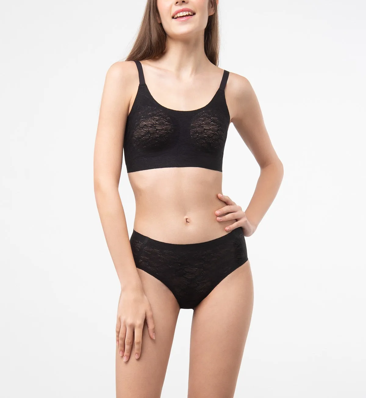 SLOGGI ZERO IN LACE TOP