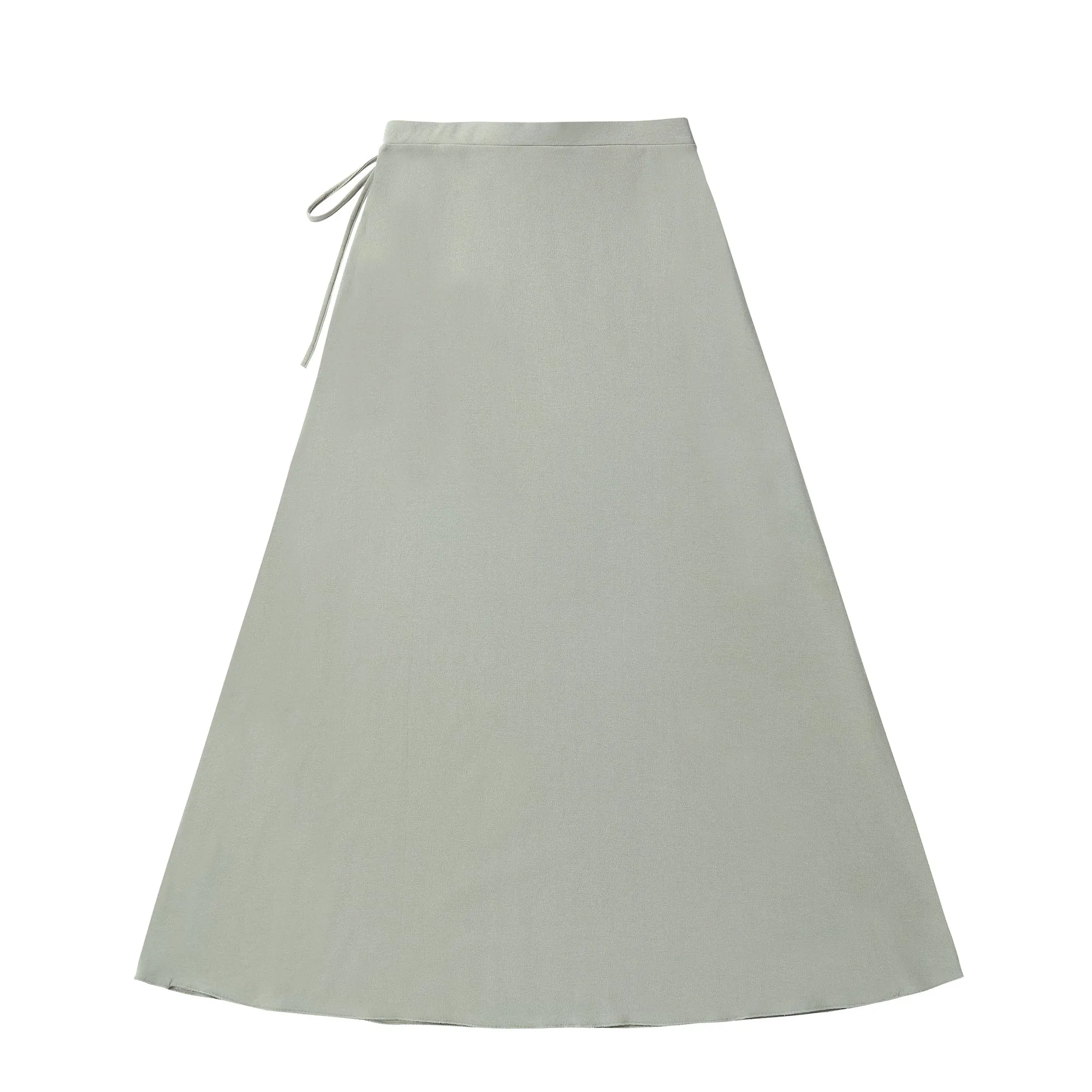 Teens Sage Faux Wrap Maxi Skirt