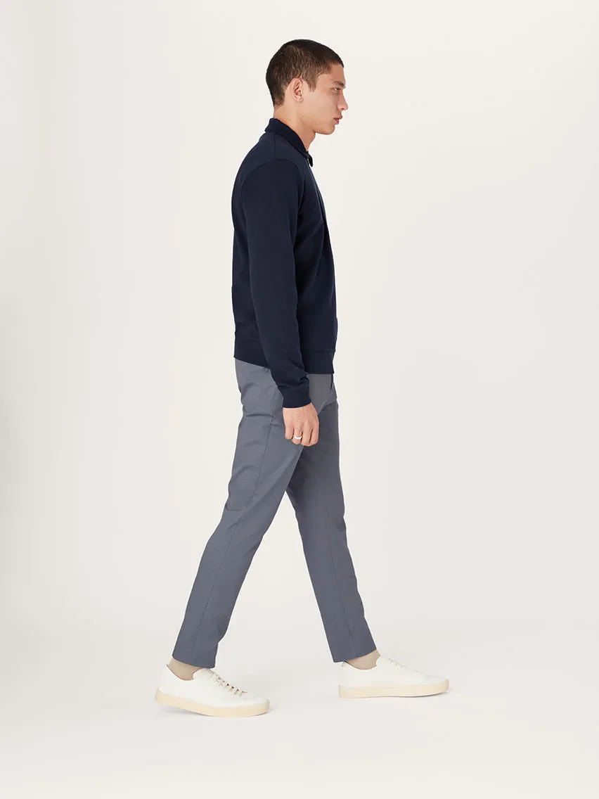 The Easy Zip Sweatshirt || Navy | Organic Cotton