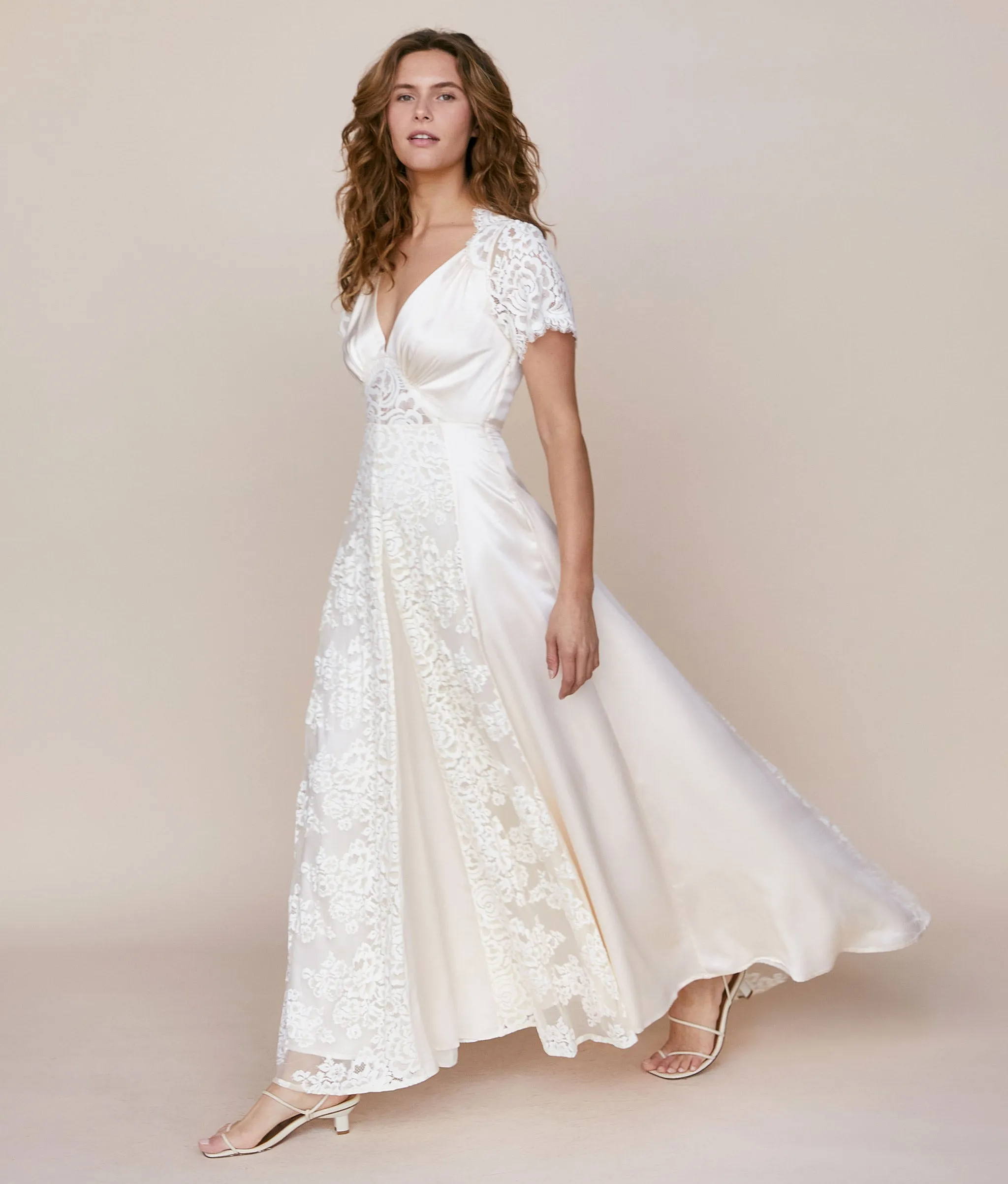 The Fitzgerald Dress | Pearl Silk