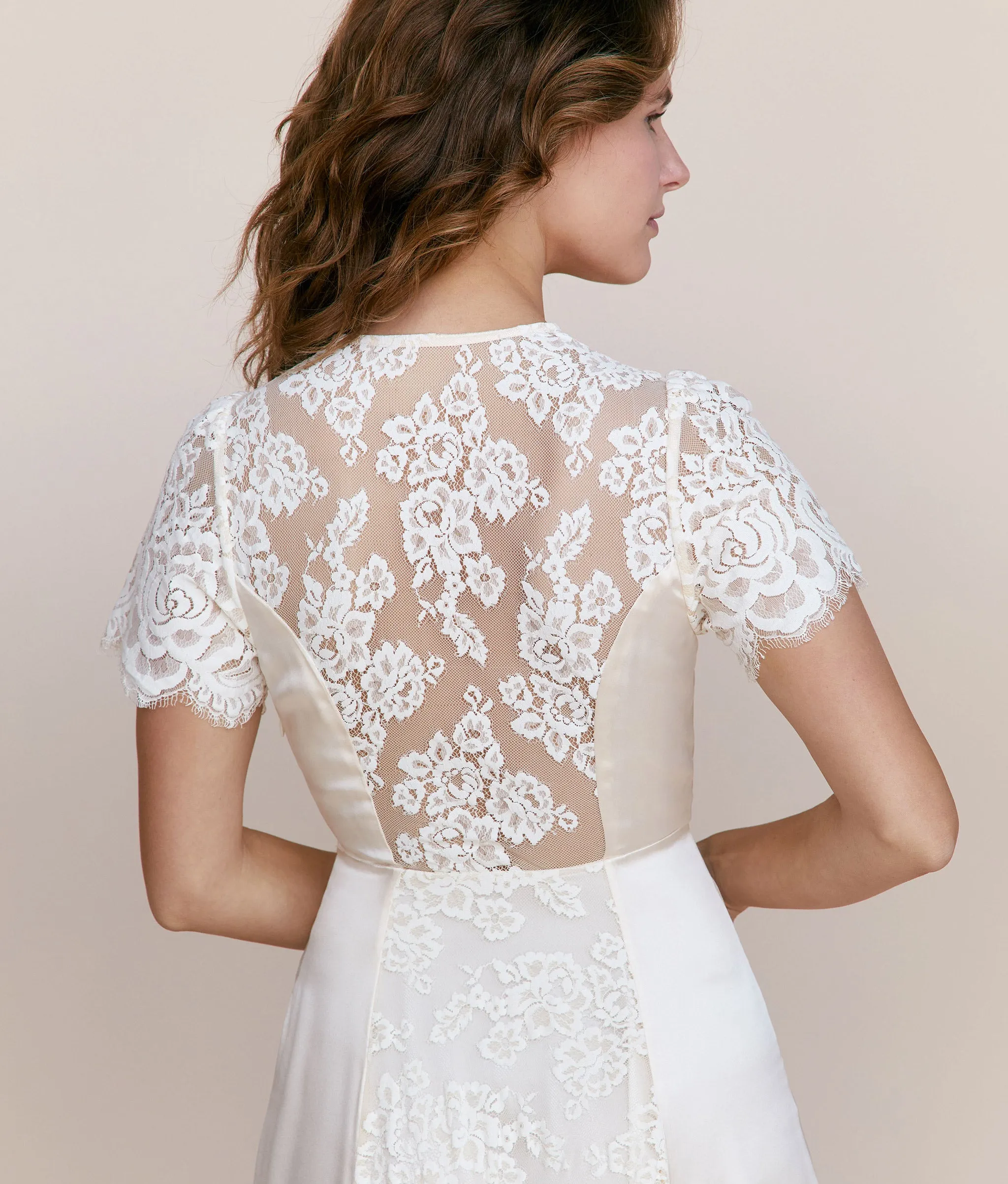 The Fitzgerald Dress | Pearl Silk