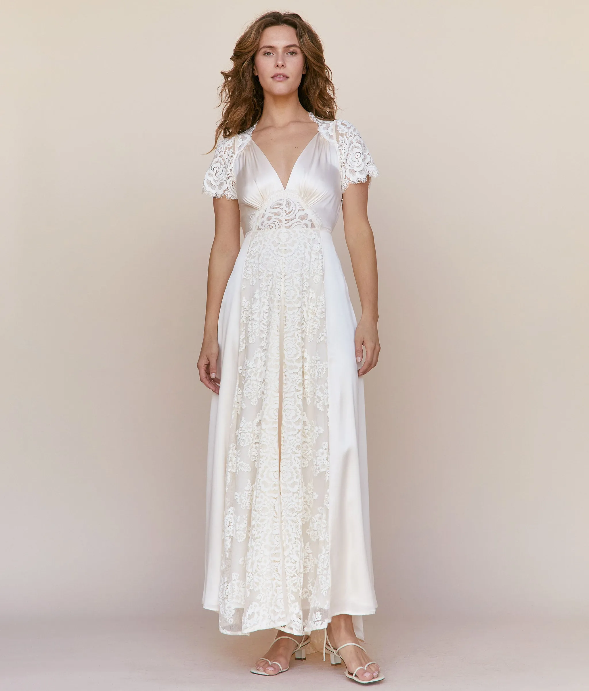 The Fitzgerald Dress | Pearl Silk