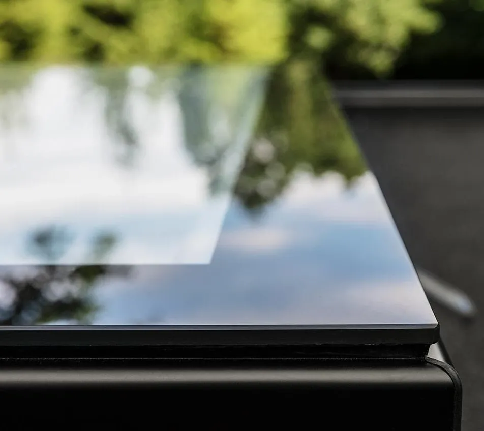 VELUX CVU 100100 S06Q Electric Flat Glass Rooflight Package 100 x 100 cm (Including CVU Triple Glazed Base & ISU Flat Glass Top Cover)