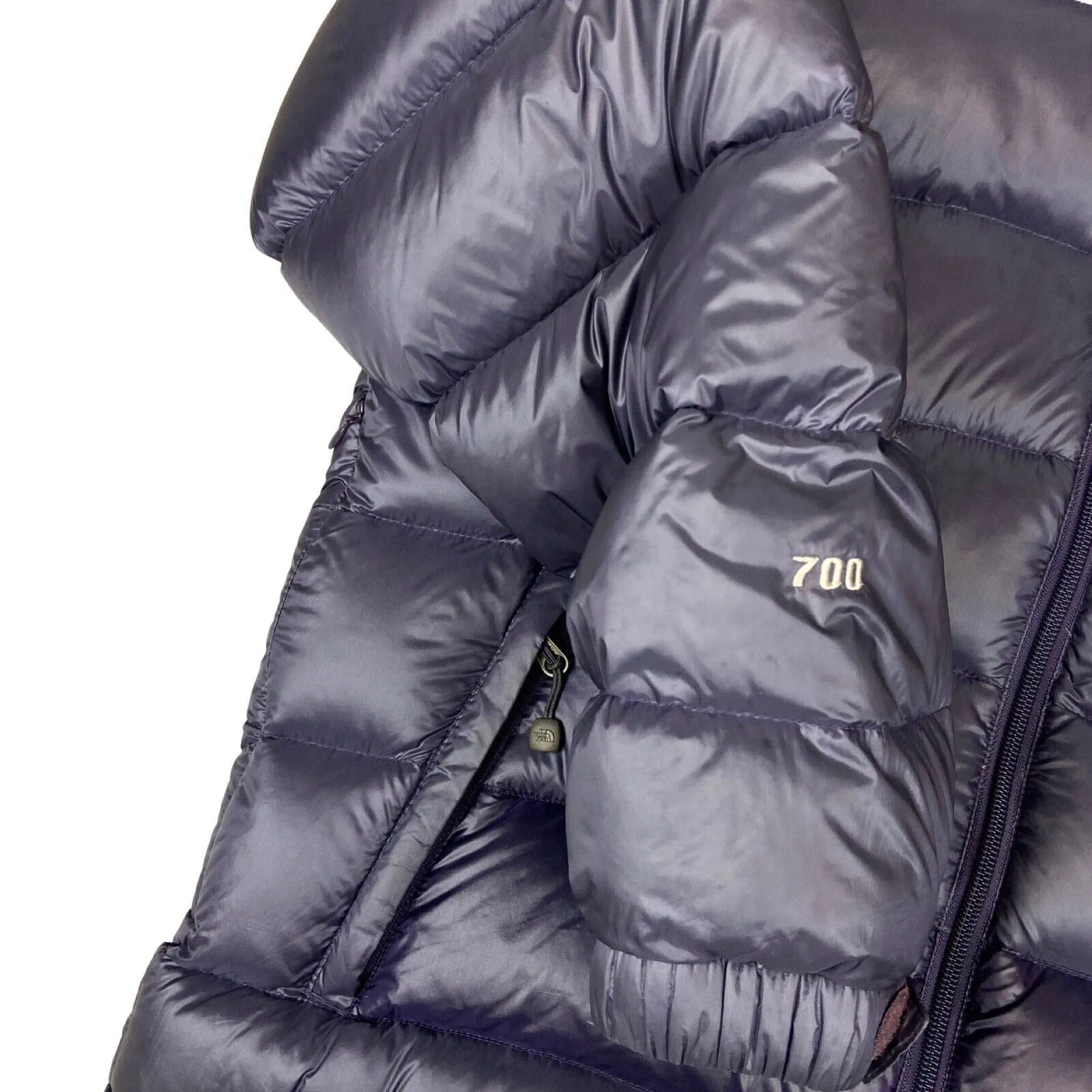 Vintage 00s Y2K Purple The North Face Puffer Coat 700 Feather Down L