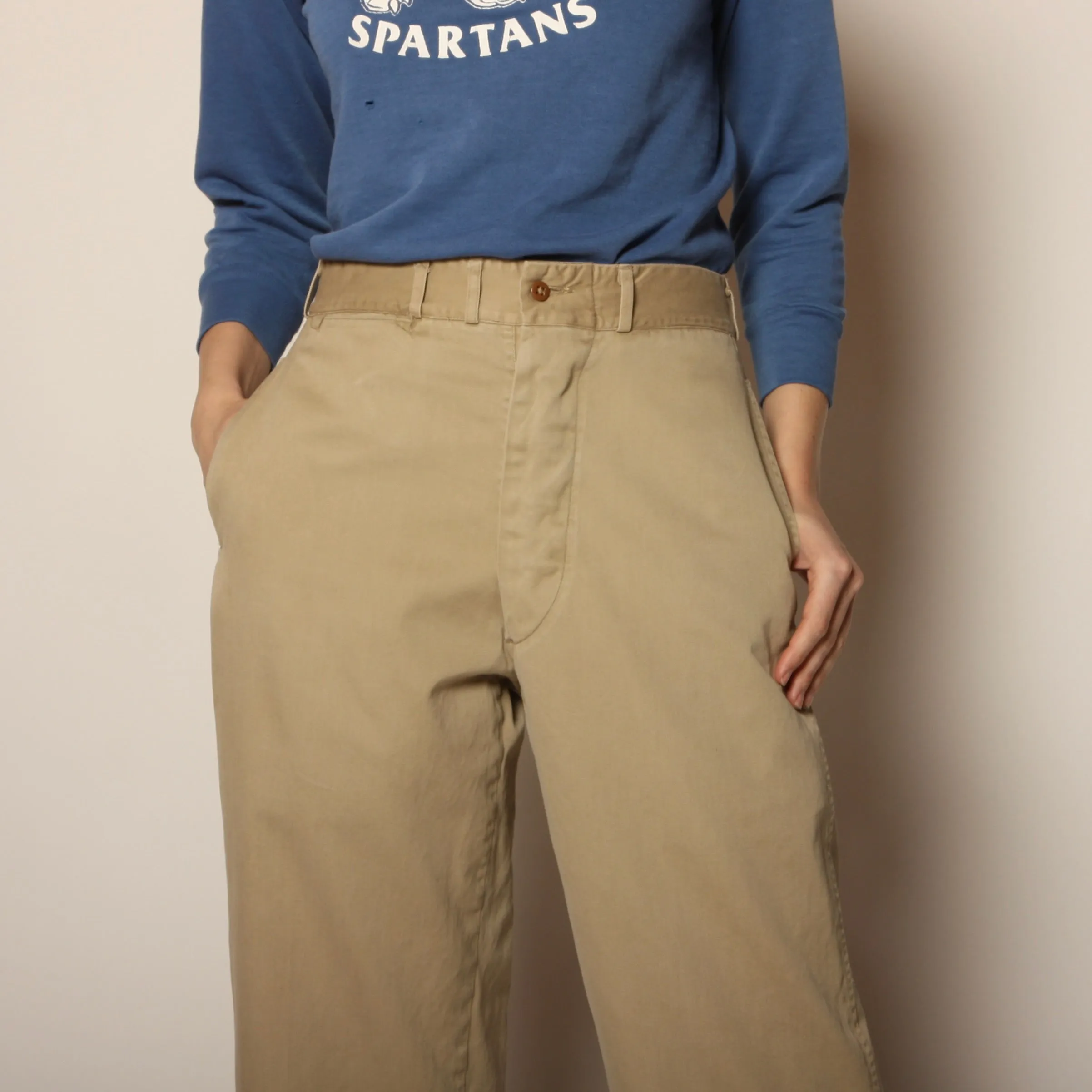 Vintage 60's Caugman Utilitarian Chino Workwear Pants