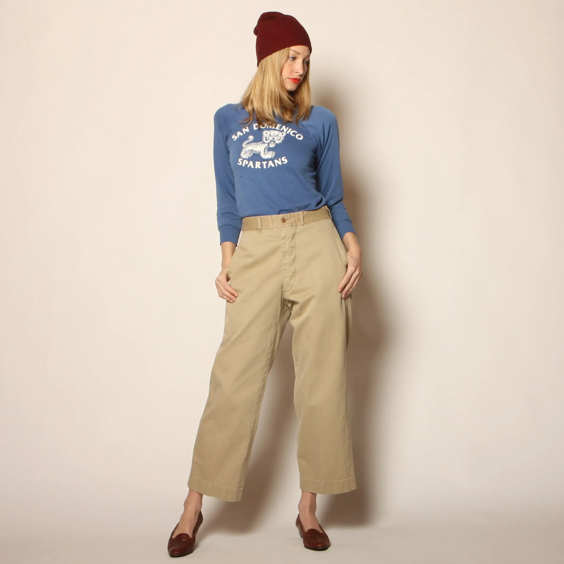 Vintage 60's Caugman Utilitarian Chino Workwear Pants