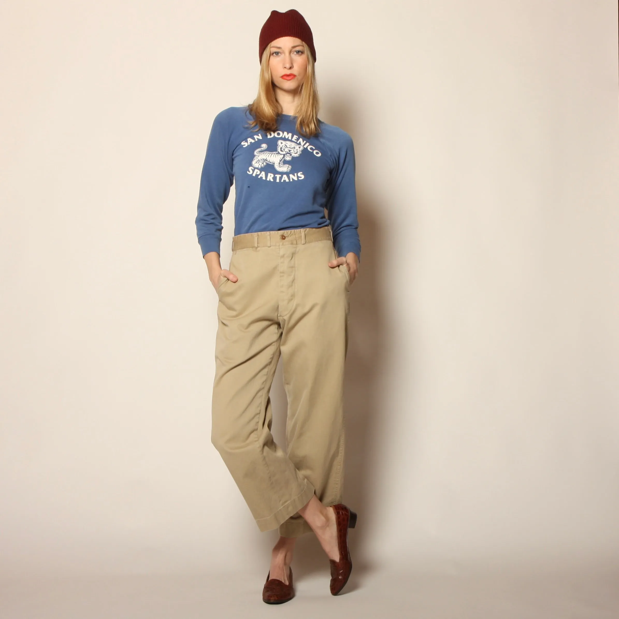 Vintage 60's Caugman Utilitarian Chino Workwear Pants
