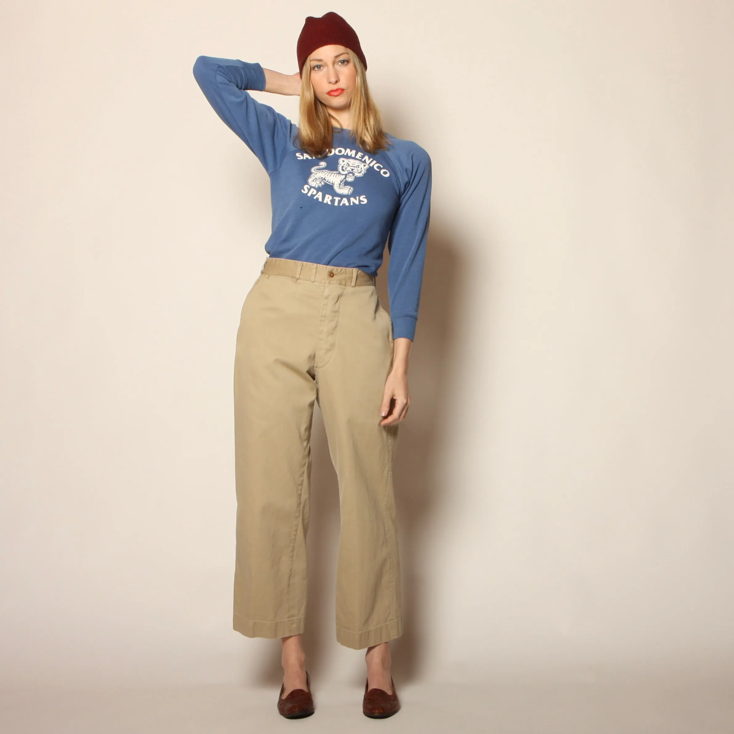 Vintage 60's Caugman Utilitarian Chino Workwear Pants
